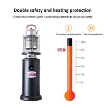 Patio Gas Heater Outdoor Heaters for Home Fast Heating Radiator Freestanding Stainless Steel Safety Cage Casing Low Energy Energy Efficient-13kw 150cm(59in) (150cm(59in) 13kw)