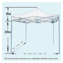 JINMLBO Transparent Pop-up Gazebo, Impact Canopy Walls For Canopy Tent PVC Transparent Tent Replacement Transparent Instant Tent Cover Outdoor Instant Canopies Sidewall Rain Shelter Without Frame(3x3m