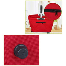 GAAHRQQQ Shopping Basket Folding Portable Shopping Basket Storage Fruit Basket Picnic Basket