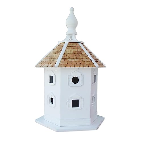 CC Home Furnishings 30" Fully Functional Oversized White Bird Dovecote White