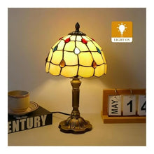 liuzhiwan Desk Lamp, Stained Glass Table Lamp