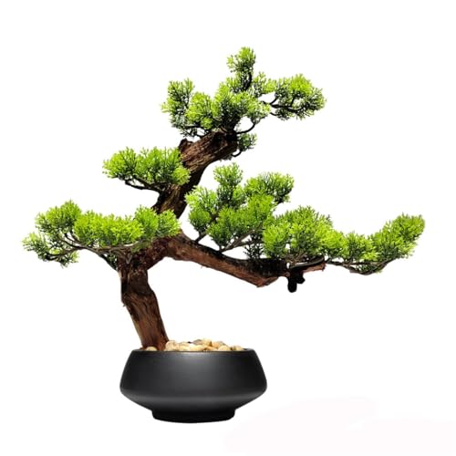 DUYHBAWRS Simulated Bonsai Welcome Pine Decorations Porch Desk Office Living Room Hotel Decoration