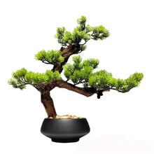 DUYHBAWRS Simulated Bonsai Welcome Pine Decorations Porch Desk Office Living Room Hotel Decoration