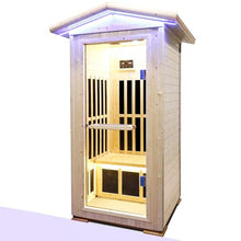 EPOFIT 1 Person Far Infrared Sauna with Bluetooth Natural