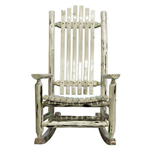 Montana Woodworks Log Rocker White