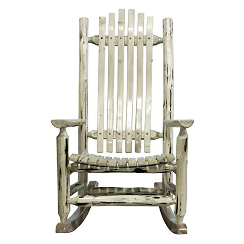 Montana Woodworks Log Rocker White
