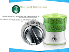 KFJZGZZ 2PCS Germination Tank, Automatic Bean Sprout Machine Household Double-Layer Large-Capacity Bean Sprout Machine Simulation Greenhouse Seed Germination Kit