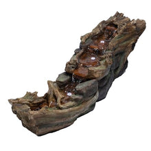 Alpine Corporation 59" Long Indoor/Outdoor River Rapids Fountain with LED Lights