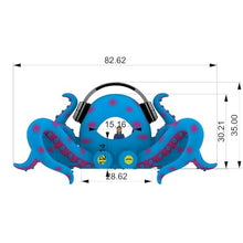 YBZCHLM Inflatable Octopus DJ Stage Booth Blue 26Ft