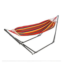 Hammock. Camping Double Hammock Stand Portable Hammock with Stand 2 Person Stainless Steel Iron Pipe Hammock StandOutdoor Furniture Swing .Hammocks for Outside(Red)