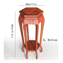 YYBOES Plant Pedestal Stand Plant Bonsai Wooden Vase Base Plant Display Stand Plant Stand Flower Pot Holder Shelf Indoor Suitable for Desktop Ornaments Pedestal Stands for Display