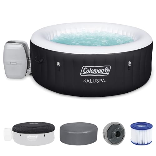 Coleman SaluSpa Miami Energy-Efficient AirJet 2-4 Person Inflatable Hot Tub