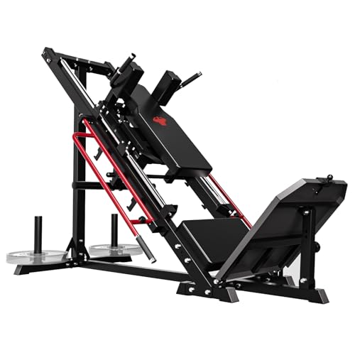 Mappding Leg Press Machine Hack Squat Equipment Red