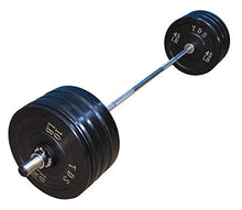 TDS 300 lb Olympic Weight Set with Rubber Bumper Plates, Iron Plates, and Olympic Bar