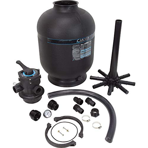 Carvin Laser 19" Inch Sand Filter System | for Above Ground Swimming Pools Up to 22,000 Gallons | 200 lbs. Sand Capacity | Tank w/Valve Only (Pump Not Included
