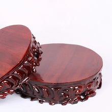 QUANGJN Pcs Plants Saucers Round Solid Wood Ornament Base Crafts Flower Bonsai Wooden Base Holder Plant Pot Saucers,