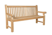 Anderson Collections Teak Devonshire 4-Seater Extra Thick Bench Teak
