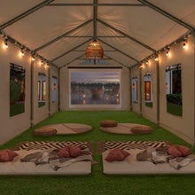 Sunjoy 12x30 ft Party Wedding Tent Heavy Duty Gazebo White
