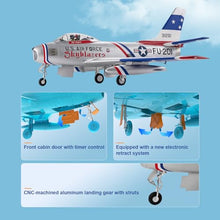 Fms RC Planes F-86 The Huff 6CH 80mm PNP Silver