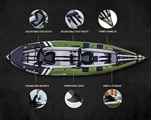 Elkton Outdoors Steelhead Inflatable Fishing Kayak Tandem