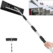 JYXYXSCP Snow Shovel Roof Snow Rake, Adjustable Snow Shovel, with Aluminum Alloy Frame, for Removing Snow from The Roof