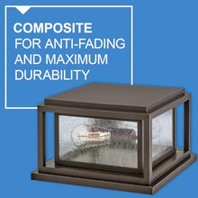 Hinkley Republic Small Pier Mount Lantern, Low Voltage Oil Rubbed Bronze