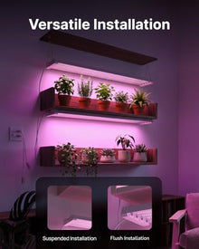 Sunco 6 Pack 4FT Full Spectrum LED Grow Lights, 80W, Super Bright