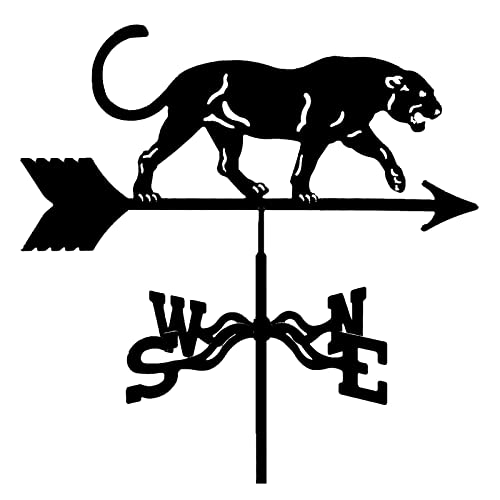 Animals Weather Vane Farm Scene Vintage Weathervane Hollow-Carved Design Wind Direction Indicator Practical Professionnel Measuring Tool Easy to Assemble A 35X50CM (B 35X50CM) (C 35X50CM)