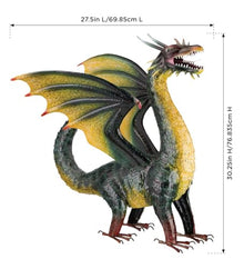 Regal Art & Gift Dragon Metal Statue, Indoor & Outdoor Garden Yard Art