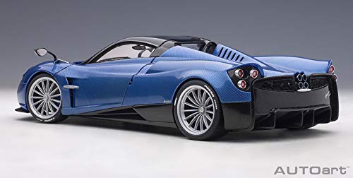 AUTOart Pagani Huayra Roadster Blu Tricolore Carbon Fiber 1:18 Blue