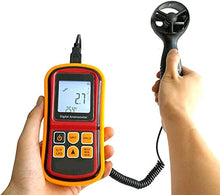 FRAHS Digital Anemometer, Handheld Wind Speed Meter, Digital LCD Backlight Wind Speed Meter for Measuring Wind Speed