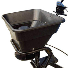 Field Tuff 12V ATV Hitch Mount Receiver 80 lb Fertilizer Spreader Black (2 Pack)