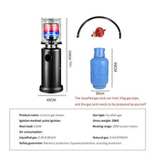 Patio Gas Heater Outdoor Heaters for Home Fast Heating Radiator Freestanding Stainless Steel Safety Cage Casing Low Energy Energy Efficient-13kw 150cm(59in) (150cm(59in) 13kw)