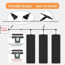 FORRTY Roof snow melting pads Heated Outdoor Mats Snow Melting Walkway Mat Heated Snow Melting Mats Non Slip Rubber Heated Mat Driveway Heating Mat heated stair mats outdoor Heated Snow Mats for deck(