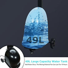OREKPOT Industrial Misting Fan with 3 Wind Modes and 90-Degree Oscillation for Outdoor Cooling in Patio, Garden, and Backyard,71cm/28in
