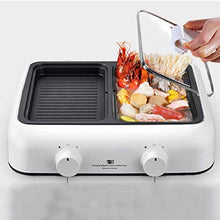 Multifunctional Korean Smoke Free Dormitory, Grilled Hot Pot, Barbecue, Household Electric Grill, Baking Machine