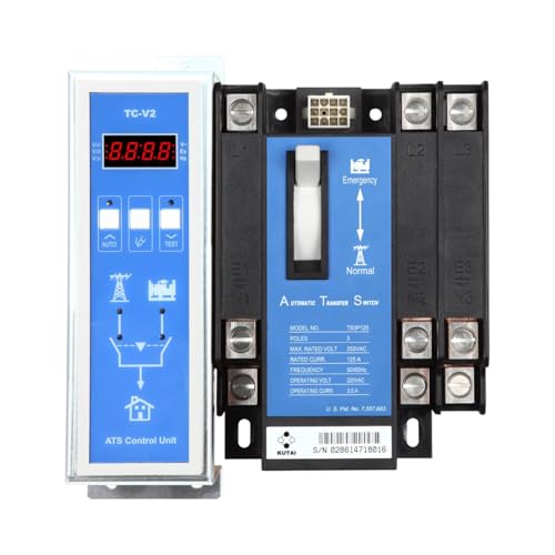 Basic Transfer SWITCHES (3 Pole) PMI-TCS3P125-22M - 1 Year Warranty