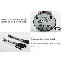 Electric Kebab Grill Machine Automatic Rotating Barbecue Smokeless Oven Rotisserie Roast Domestic Lamb Skewers Heating Stove