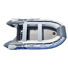 BRIS 10.8 ft Inflatable Boat Dinghy Yacht Tender Raft Gray with White