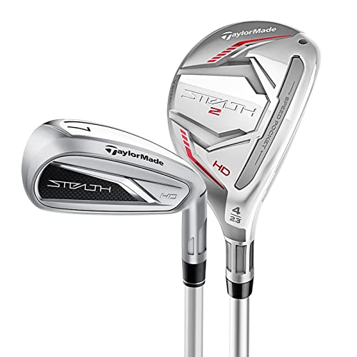 TaylorMade Golf Stealth High Draw Iron Combo Set Right Hand Ladies Silver