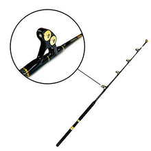 EAT MY TACKLE 50 Wide 2 Speed Fishing Reel with 160-200 Pound Tournament Rod
