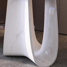 WAOCEO Side Table 17.7'' Side Table, White End Table Ideal for Living Room Bedroom, Plant Stand for Balcony,Side Tables Small Coffee Table for Indoor & Outdoor End Table