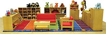 Learningground Preschool Birch School Home Living Room Set 3-Pieces Red