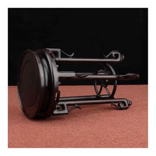 LUYOUBOZHU Vase Stand Ebony Circular Stool Bonsai Base, Display Pedestal for Flowerpot Tea Service