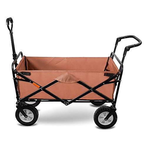 Folding Garden Trolley Cart Heavy Duty Wagon Multi-Function Shopping Cart Static Load: 150kg