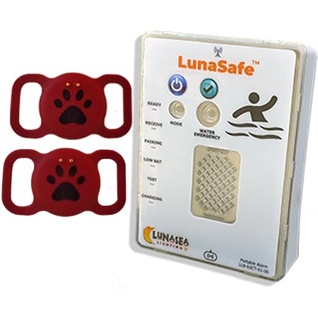 LunaSafe Pet Immersion Pool/Water Alarm Kit with 2 Transmitters