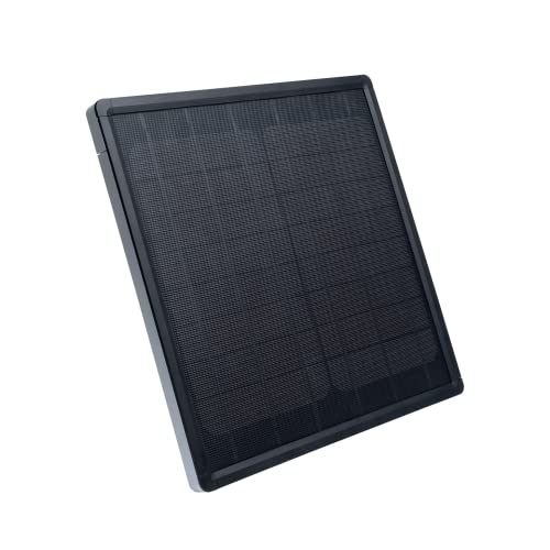 Enlaps External Solar Panel, for Extended Battery Life, Waterproof Connector, Ideal for installations with Little Exposure to the Sun, Compatible with Tikee 3PRO+ and Later Models