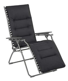 Lafuma Air Comfort Evolution Lounger (Acier, Black) Zero Gravity Reclining Patio Chair