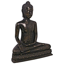 Design Toscano Sukhothai Sitting Asian Man Garden Statue 32 Inches Bronze