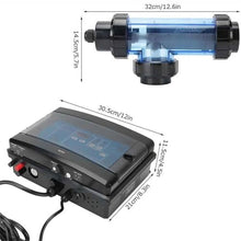 Pool Salt Water Chlorinator, 10/15/20/30/50g/h Salt Water Pool Chlorine Generator System, 10-40℃ Water Temperature Electrolyzer Swimming Pool Salt Chlorinator(50g/h)
